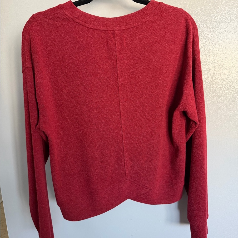 Thread & Supply Rich Red Pullover - image 3